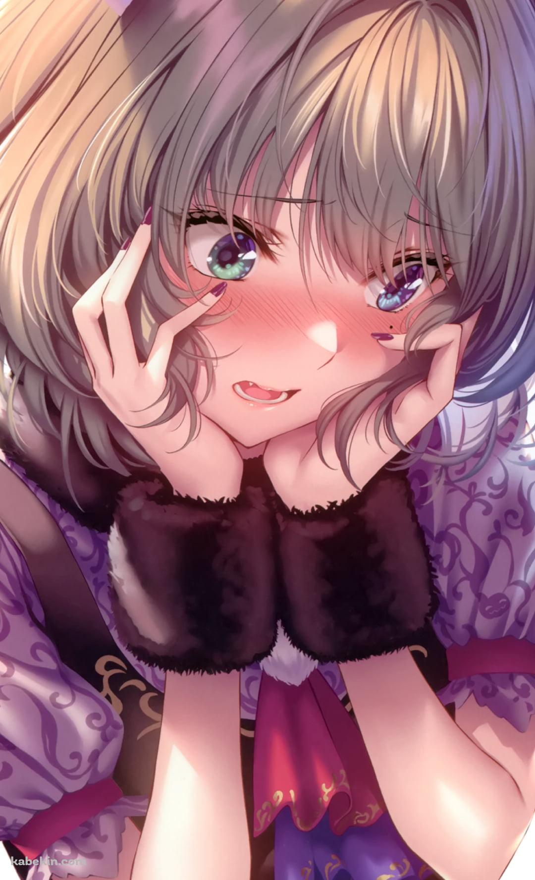 めちゃくちゃ照れている可愛い高垣楓 / アイドルマスターシンデレラガールズのAndroidの壁紙(1080px x 1776px) スマホ用