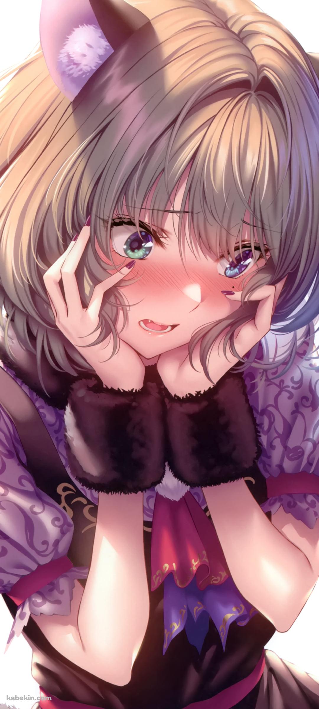 めちゃくちゃ照れている可愛い高垣楓 / アイドルマスターシンデレラガールズのAndroidの壁紙(1080px x 2400px) スマホ用