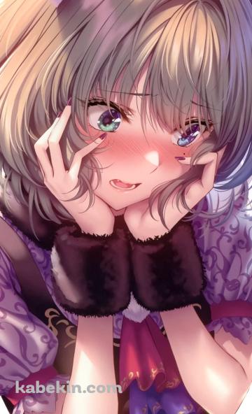 めちゃくちゃ照れている可愛い高垣楓 / アイドルマスターシンデレラガールズのAndroidの壁紙(360px x 592px) スマホ用