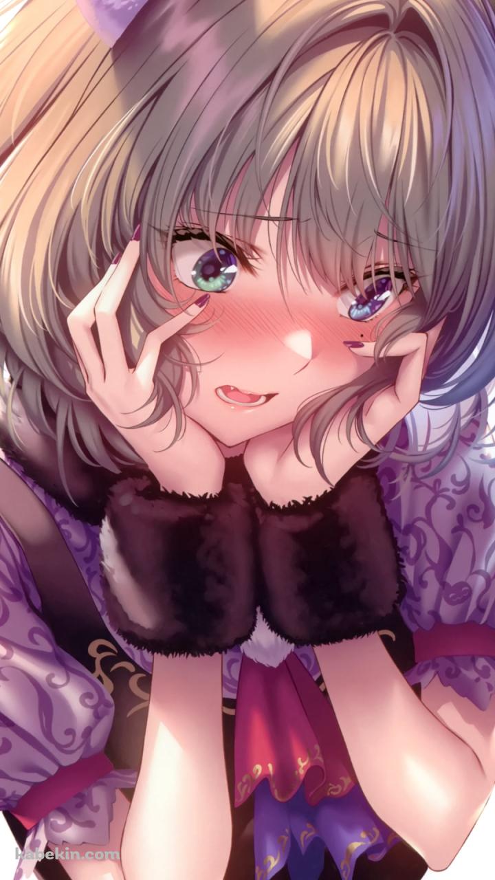めちゃくちゃ照れている可愛い高垣楓 / アイドルマスターシンデレラガールズのAndroidの壁紙(720px x 1280px) スマホ用
