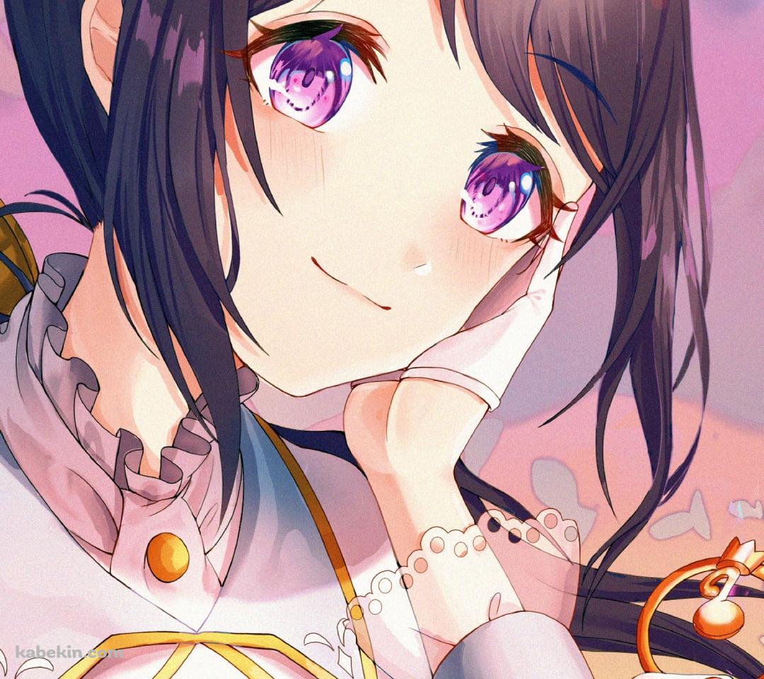 頬杖をつきこちらに微笑む松浦果南（まつうら かなん） / ラブライブ!サンシャイン!!のAndroidの壁紙(1080px x 960px) スマホ用
