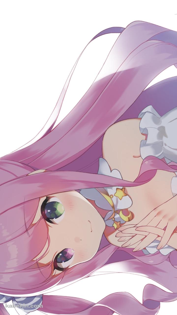 両手を合わせて微笑む可愛い姫森ルーナ / ホロライブ / バーチャルYouTuber / VtuberのAndroidの壁紙(720px x 1280px) スマホ用