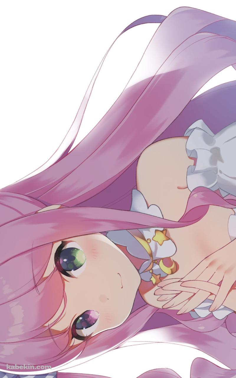 両手を合わせて微笑む可愛い姫森ルーナ / ホロライブ / バーチャルYouTuber / VtuberのAndroidの壁紙(800px x 1280px) スマホ用