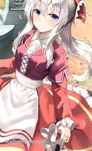 葡萄を踏んでいるイレイナ / 魔女の旅々のAndroidの壁紙(360px x 592px) スマホ用