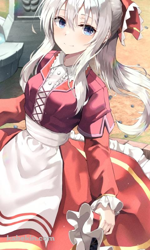 葡萄を踏んでいるイレイナ / 魔女の旅々のAndroidの壁紙(480px x 800px) スマホ用
