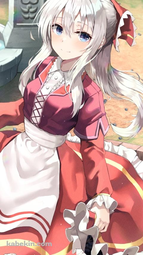 葡萄を踏んでいるイレイナ / 魔女の旅々のAndroidの壁紙(480px x 854px) スマホ用