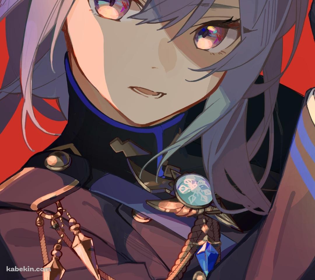 帽子を取るかっこいいエウルア・ローレンス / 原神のAndroidの壁紙(1080px x 960px) スマホ用