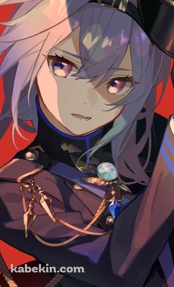 帽子を取るかっこいいエウルア・ローレンス / 原神のAndroidの壁紙(360px x 592px) スマホ用