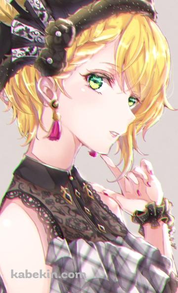 顎に指をあてる宮本フレデリカ / アイドルマスターシンデレラガールズのAndroidの壁紙(360px x 592px) スマホ用