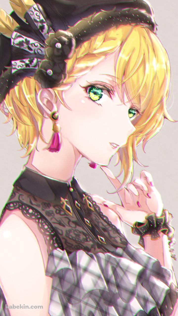 顎に指をあてる宮本フレデリカ / アイドルマスターシンデレラガールズのAndroidの壁紙(720px x 1280px) スマホ用