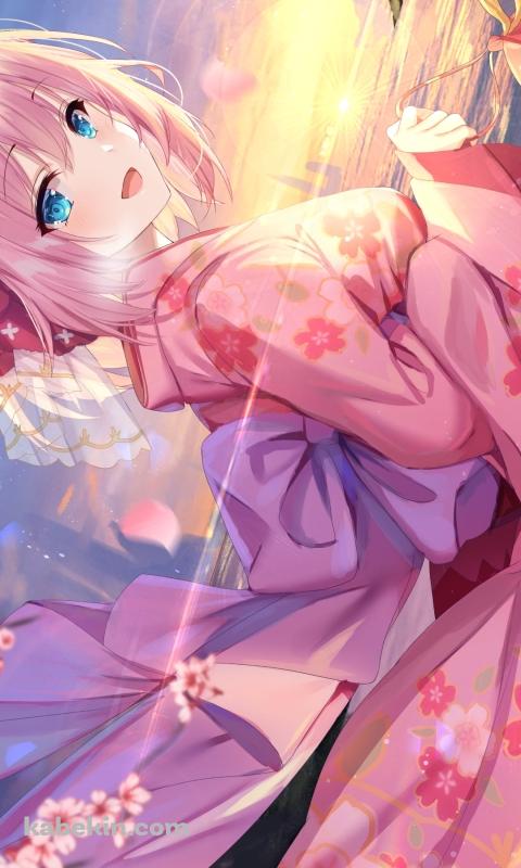 海沿いの場所で微笑むユイ / プリンセスコネクト!re:diveのAndroidの壁紙(480px x 800px) スマホ用