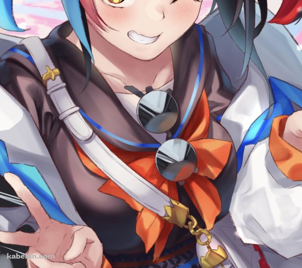 ウィンクをするWピースをする可愛い清少納言 / fate/apocryphaのAndroidの壁紙(960px x 854px) スマホ用