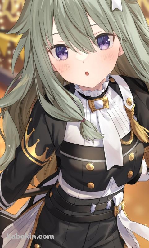 黒いバトンを持つ可愛い草薙寧々 / プロジェクトセカイのAndroidの壁紙(480px x 800px) スマホ用