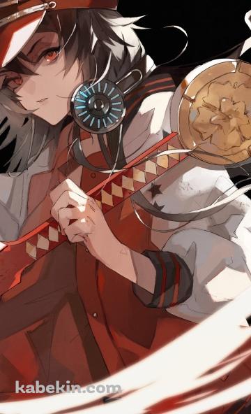 帽子に手をかけるかっこいい織田信長 / FateのAndroidの壁紙(360px x 592px) スマホ用