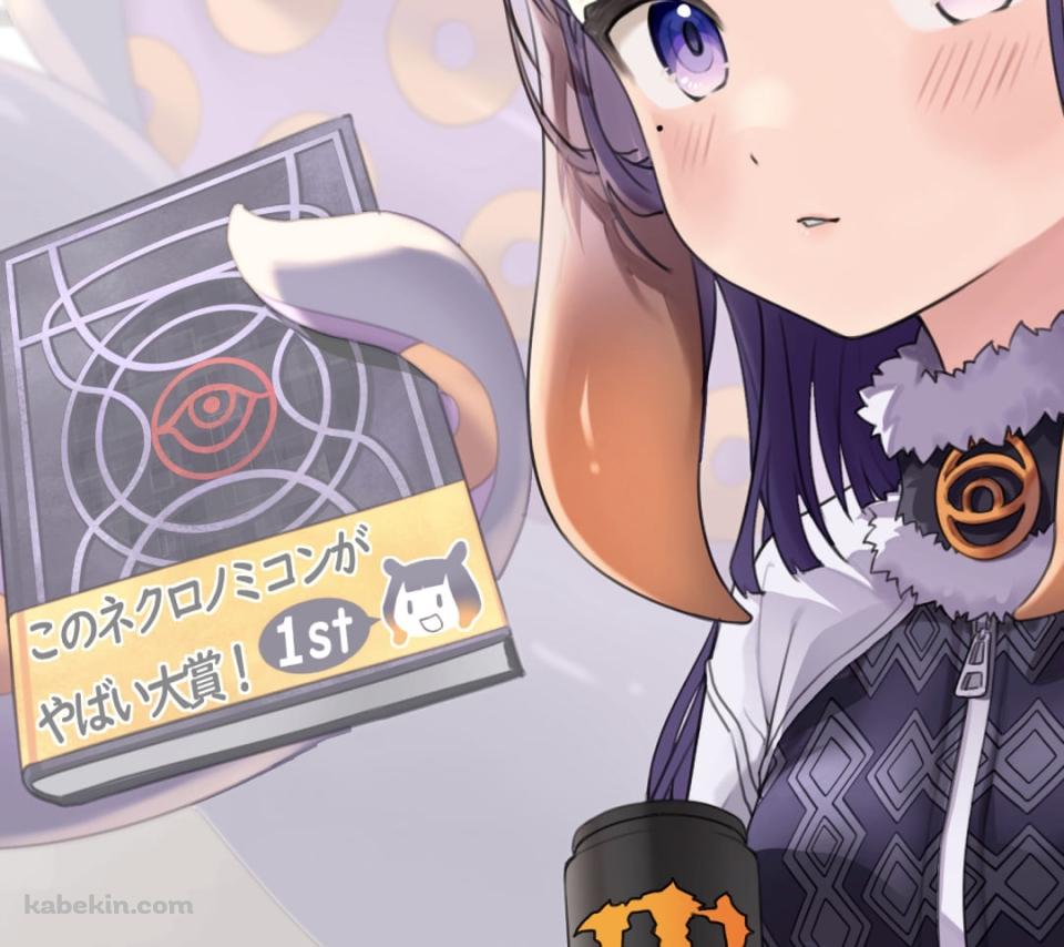 モンエナとタッチペンを持つ可愛い一伊那尓栖 / このネクロノミコンがやばい大賞 / ホロライブ / バーチャルYouTuber / VtuberのAndroidの壁紙(960px x 854px) スマホ用