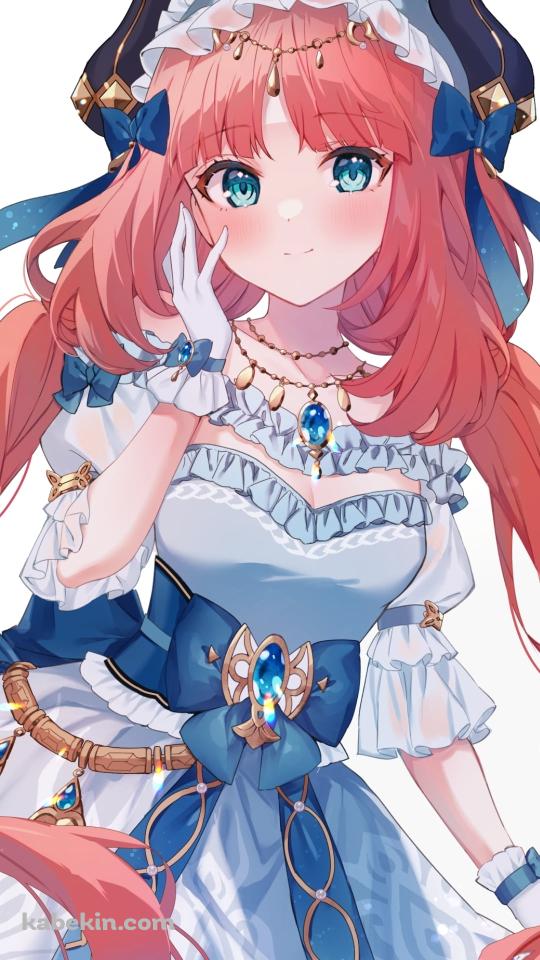 頬を赤らめる可愛いニィロウ / 原神のAndroidの壁紙(540px x 960px) スマホ用