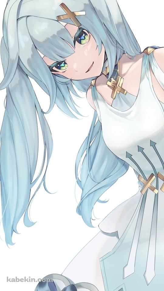 笑顔でこちらを覗き込むファルザン / 原神のAndroidの壁紙(540px x 960px) スマホ用