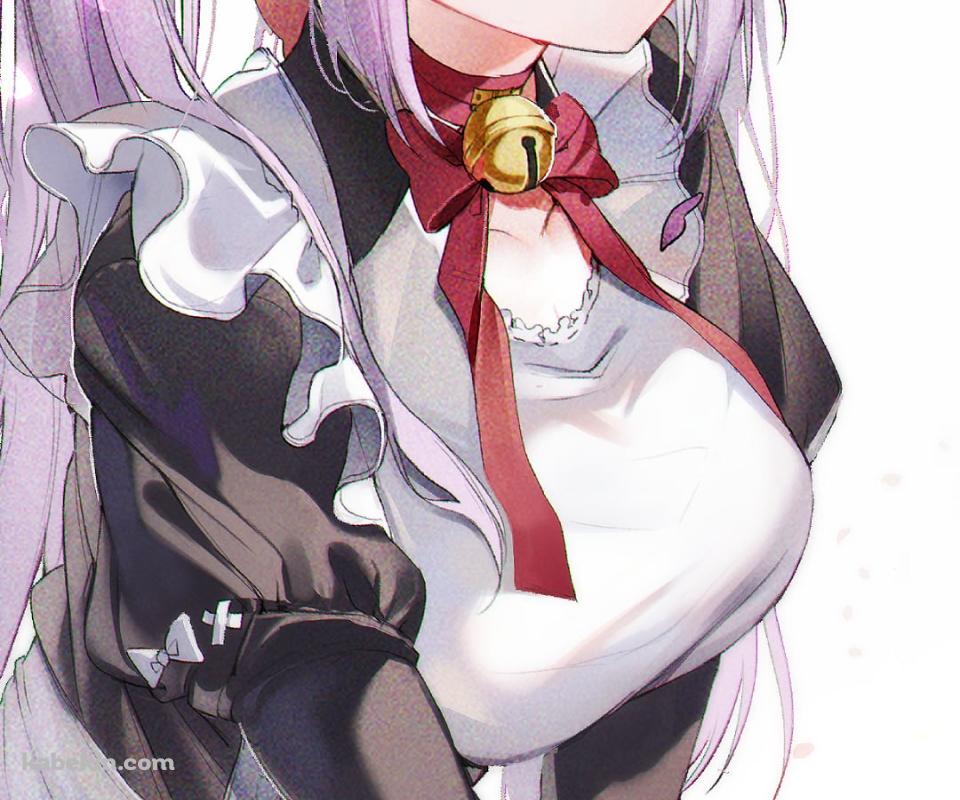 メイド姿の可愛い刻晴 / ブルーベリーケーキ / 原神のAndroidの壁紙(960px x 800px) スマホ用