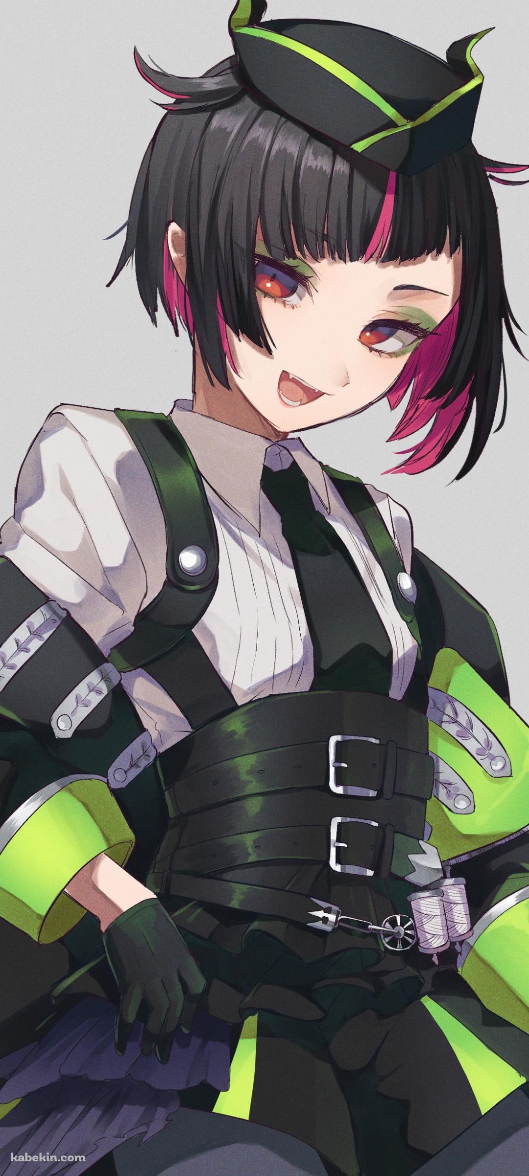 腰に手をあて微笑むリリア・ヴァンルージュ / ツイステッドワンダーランドのAndroidの壁紙(1080px x 2400px) スマホ用