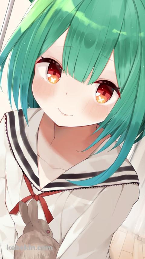 兎と潤羽るしあ / ホロライブ / バーチャルYouTuber / VtuberのAndroidの壁紙(480px x 854px) スマホ用