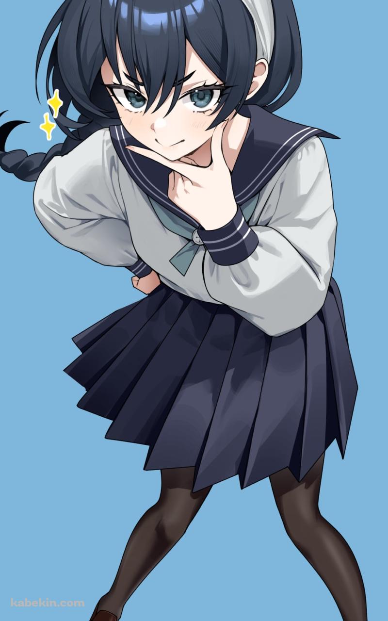 顎ピースをする天内理子 / 呪術廻戦のAndroidの壁紙(800px x 1280px) スマホ用