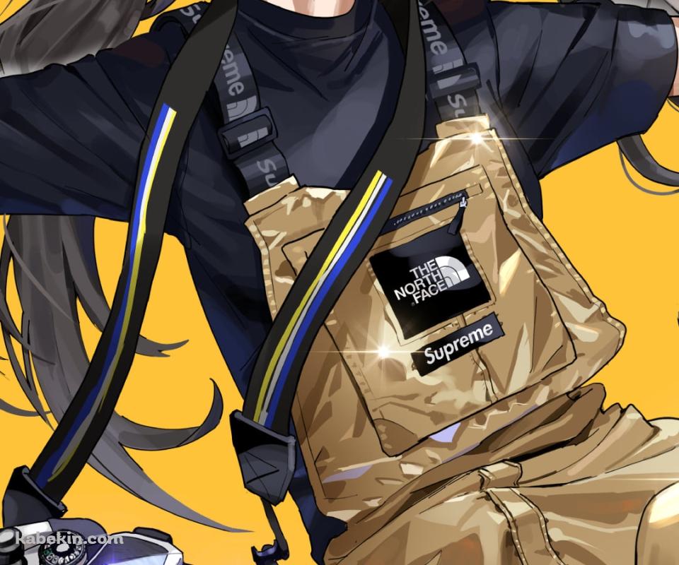 ゴーグルを持ちピースする可愛い三峰結華 / アイドルマスターシャイニーカラーズのAndroidの壁紙(960px x 800px) スマホ用