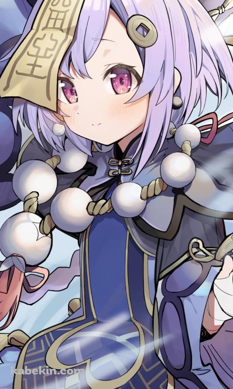 風をまとう七七 / 原神のAndroidの壁紙(480px x 800px) スマホ用