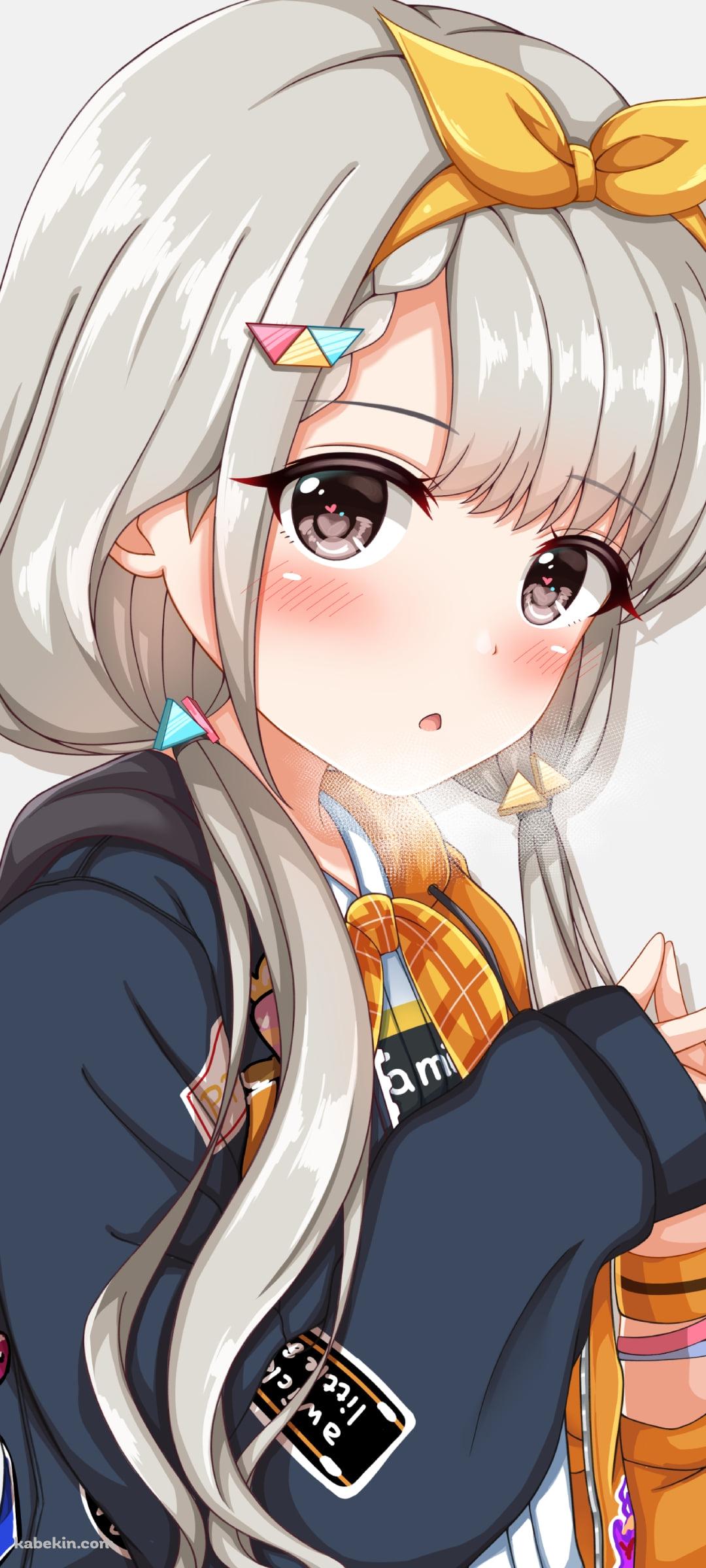 掌を合わせこちらを見つめる久川凪 / アイドルマスターシンデレラガールズ / デレステのAndroidの壁紙(1080px x 2400px) スマホ用