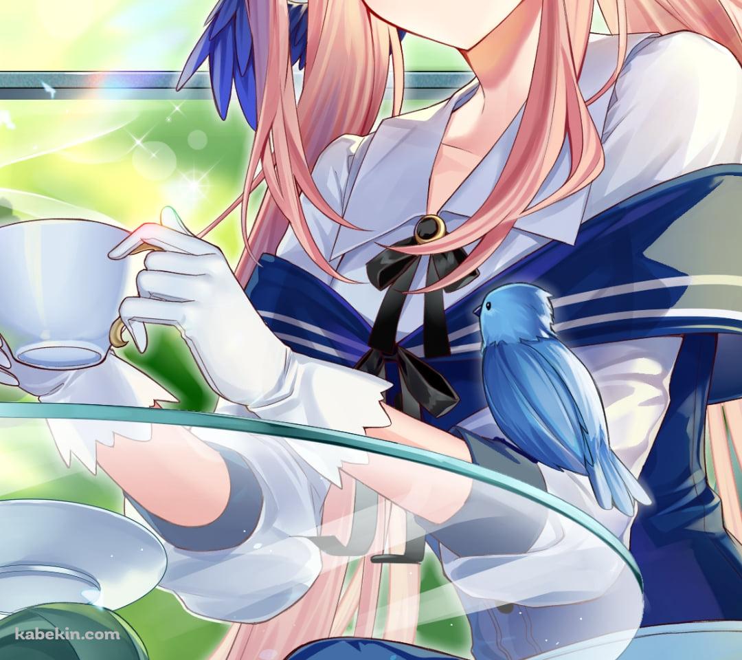 お茶をするセイロン / ガラスのテーブル / アークナイツのAndroidの壁紙(1080px x 960px) スマホ用