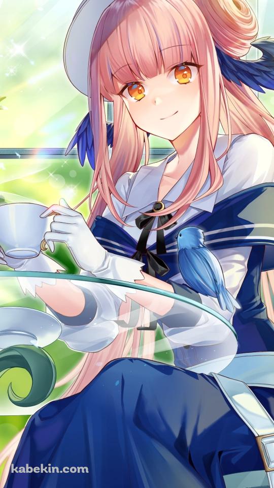 お茶をするセイロン / ガラスのテーブル / アークナイツのAndroidの壁紙(540px x 960px) スマホ用