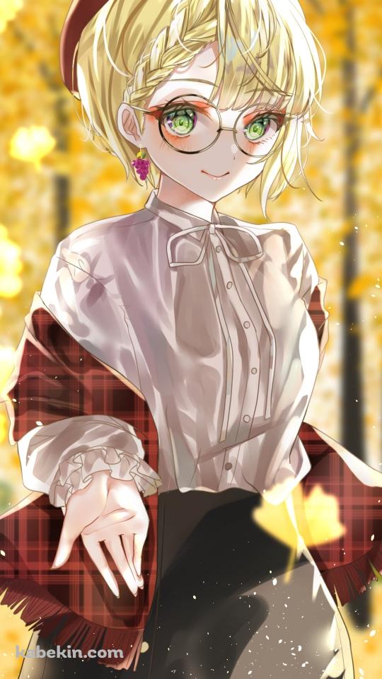手を差し出す宮本フレデリカ / 紅葉 / アイドルマスターシンデレラガールズのAndroidの壁紙(540px x 960px) スマホ用