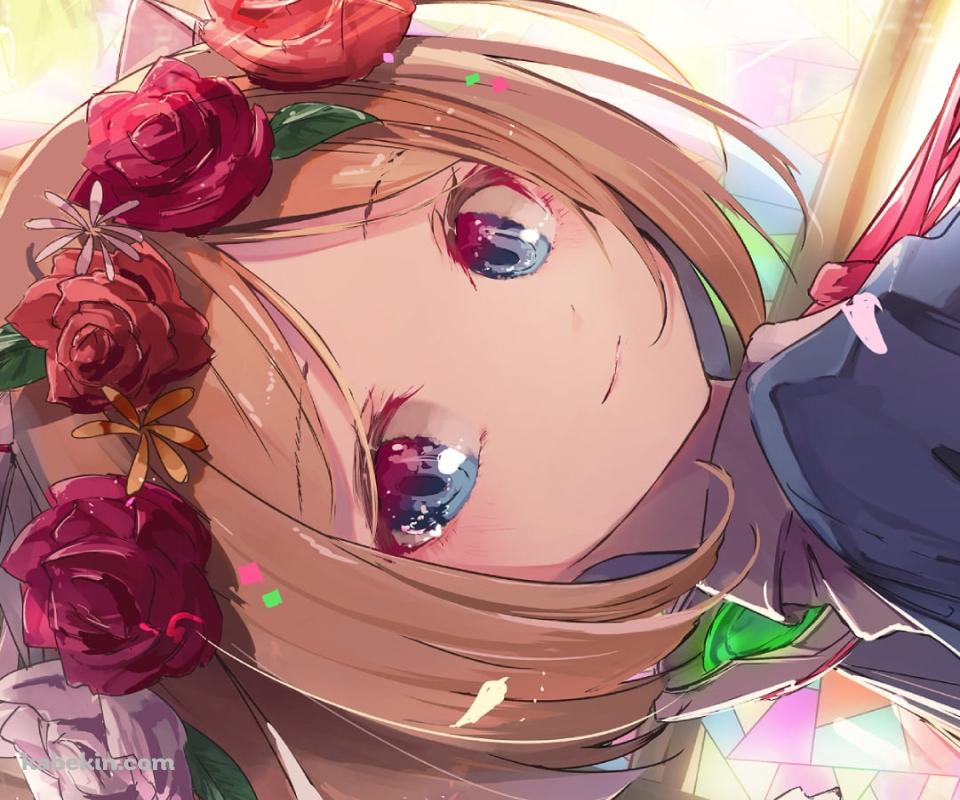 アゲハ蝶とアキ・ローゼンタール / アキロゼ / ホロライブ / バーチャルYouTuber / VtuberのAndroidの壁紙(960px x 800px) スマホ用