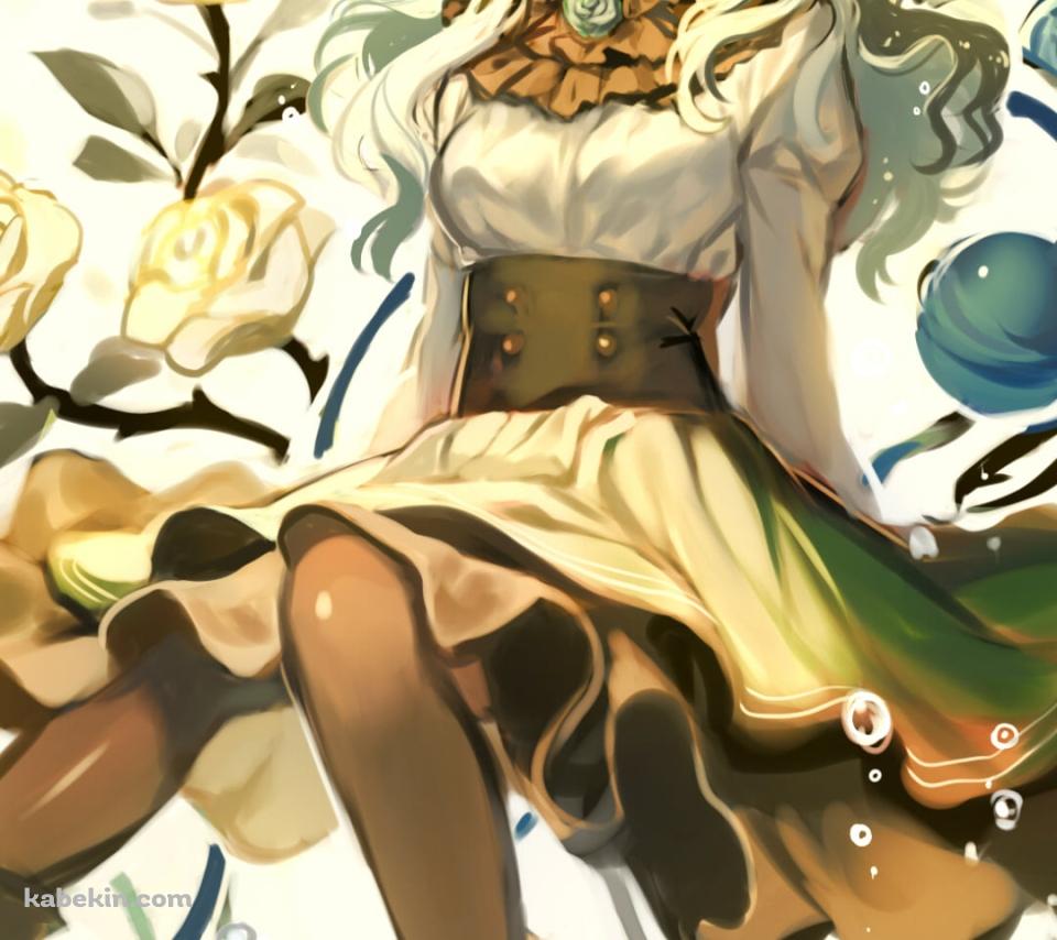 薔薇と古明地こいし / 東方のAndroidの壁紙(960px x 854px) スマホ用