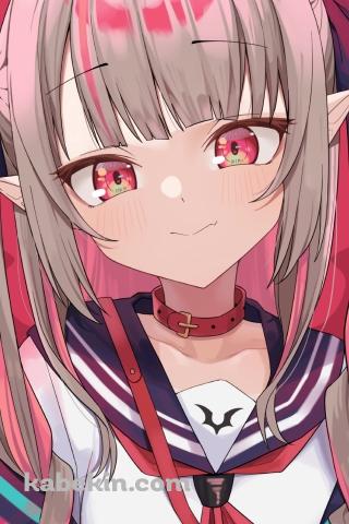 セーラー服を着た可愛い魔界ノりりむ / にじさんじ / バーチャルYouTuber / VtuberのAndroidの壁紙(320px x 480px) スマホ用
