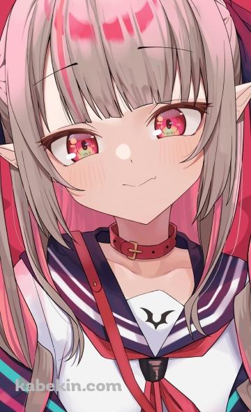 セーラー服を着た可愛い魔界ノりりむ / にじさんじ / バーチャルYouTuber / VtuberのAndroidの壁紙(360px x 592px) スマホ用
