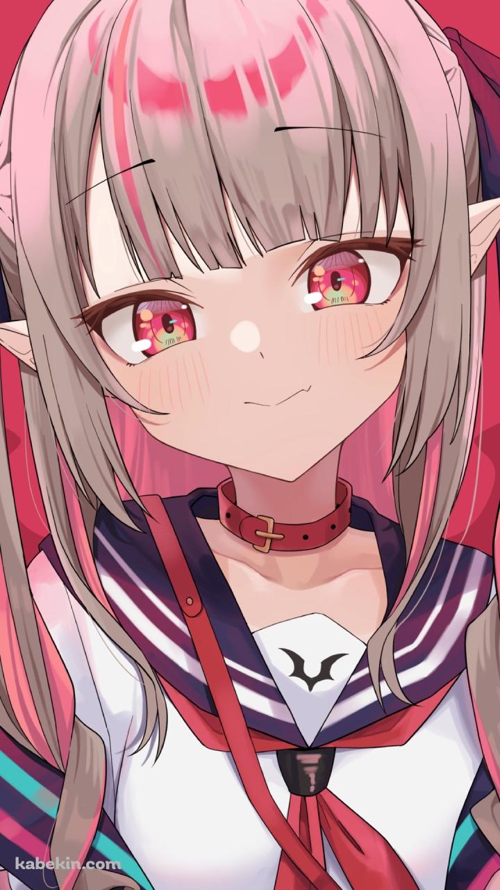 セーラー服を着た可愛い魔界ノりりむ / にじさんじ / バーチャルYouTuber / VtuberのAndroidの壁紙(720px x 1280px) スマホ用