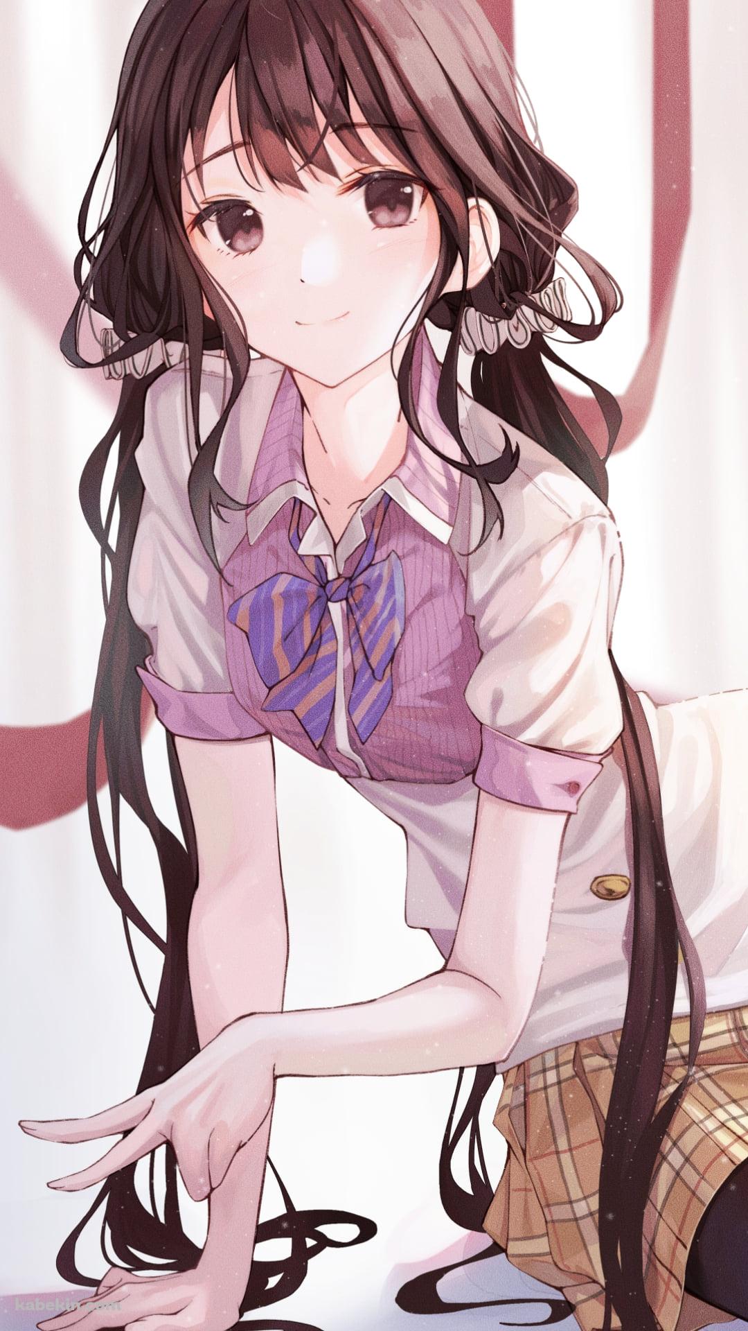 ピースをする綺麗な安達垣愛姫（あだがき あき） / 政宗くんのリベンジのAndroidの壁紙(1080px x 1920px) スマホ用