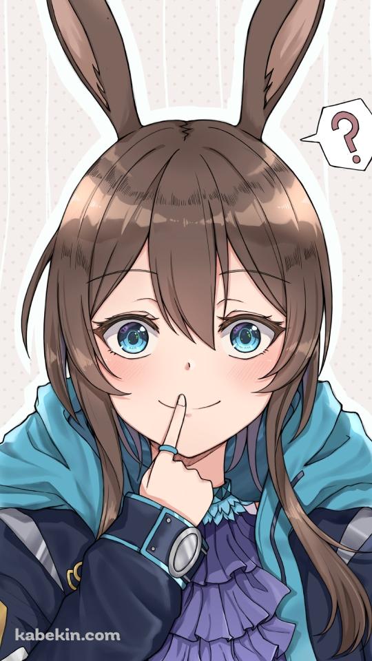 自分を指をさすアーミヤ / アークナイツのAndroidの壁紙(540px x 960px) スマホ用