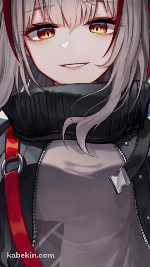 トランシーバーを持ち微笑むW / アークナイツのAndroidの壁紙(480px x 854px) スマホ用