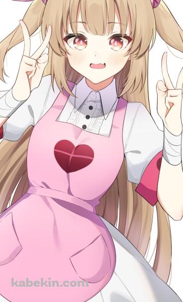 Wピースをする名取さな / バーチャルYouTuber / VtuberのAndroidの壁紙(360px x 592px) スマホ用