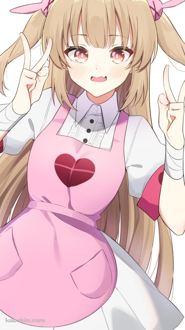 Wピースをする名取さな / バーチャルYouTuber / VtuberのAndroidの壁紙(720px x 1280px) スマホ用