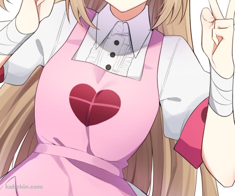 Wピースをする名取さな / バーチャルYouTuber / VtuberのAndroidの壁紙(960px x 800px) スマホ用