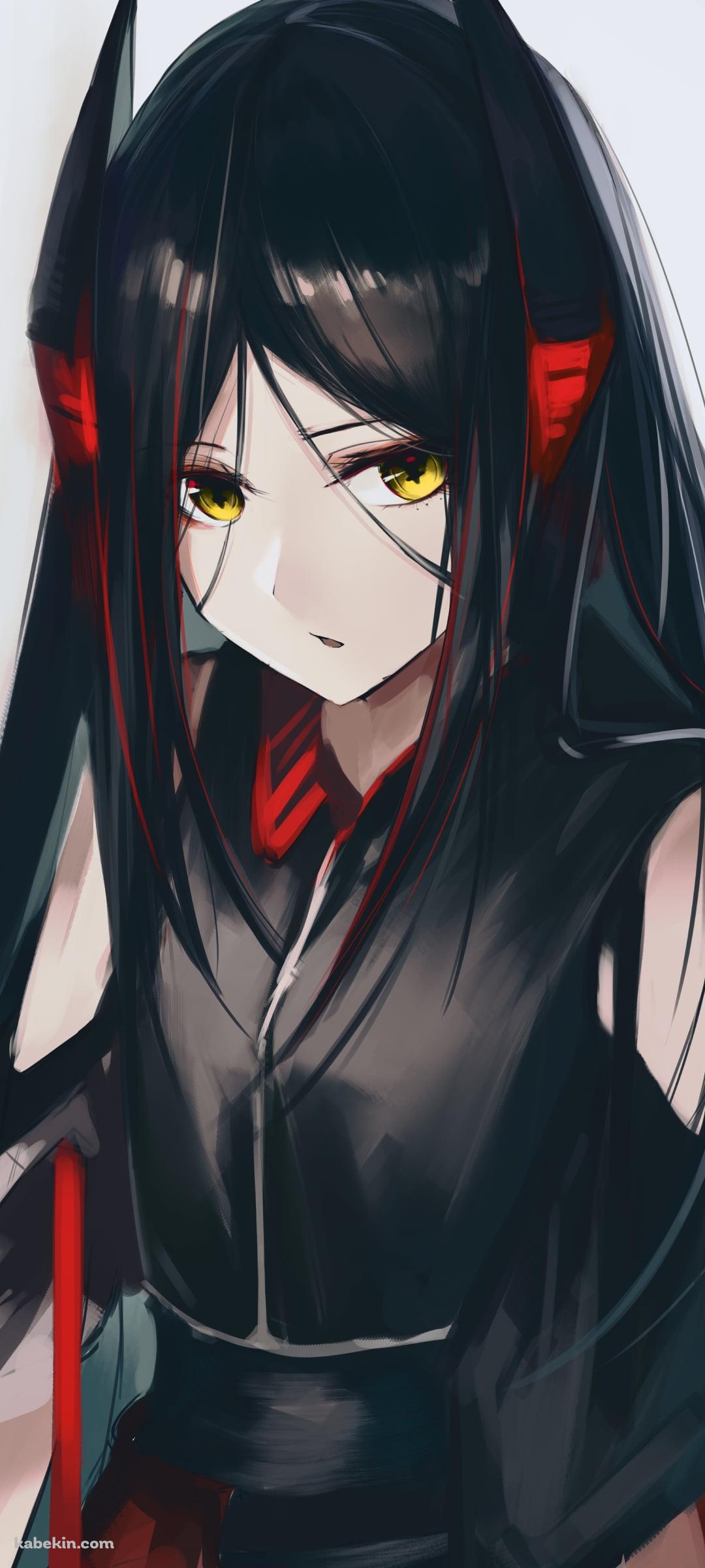 黒い服を着たイネス / アークナイツのAndroidの壁紙(1080px x 2400px) スマホ用