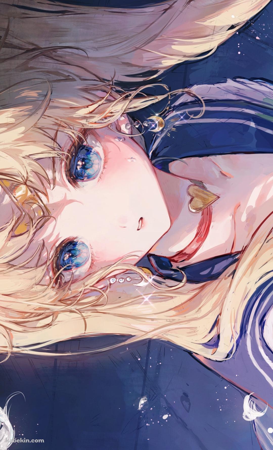 白い羽と月野うさぎ / 美少女戦士セーラームーンのAndroidの壁紙(1080px x 1776px) スマホ用