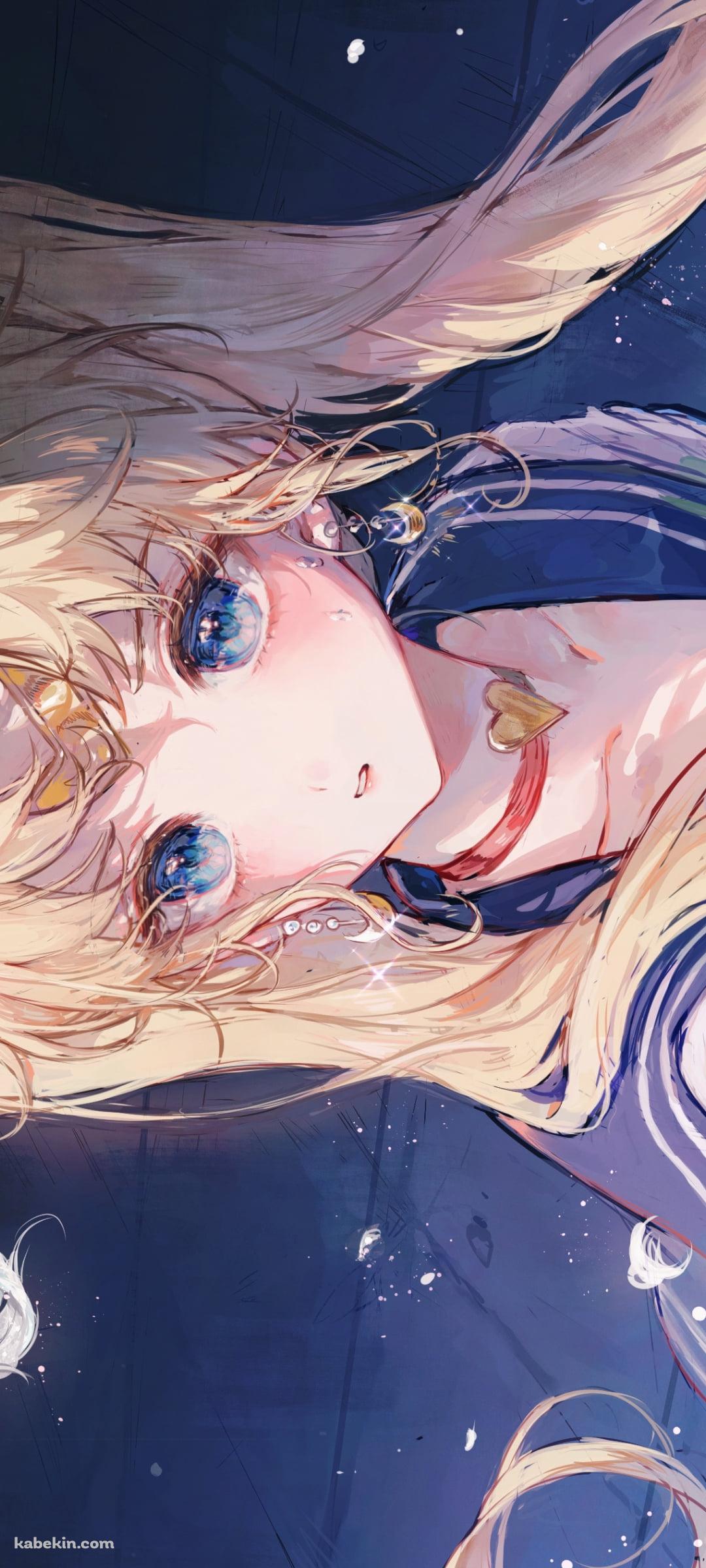白い羽と月野うさぎ / 美少女戦士セーラームーンのAndroidの壁紙(1080px x 2400px) スマホ用
