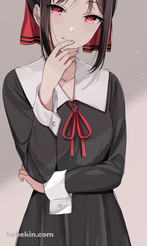 冷笑する四宮かぐや / かぐや様は告らせたい～天才たちの恋愛頭脳戦～のAndroidの壁紙(480px x 800px) スマホ用