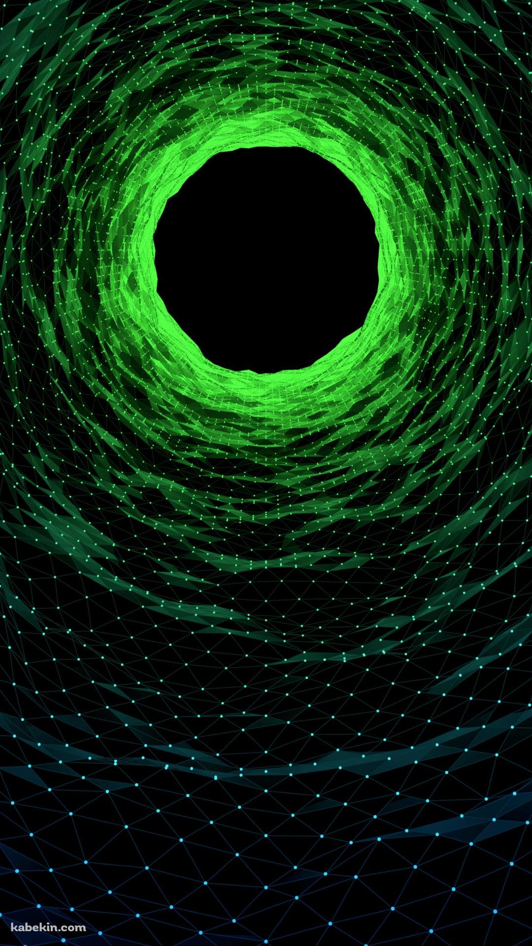 緑の宇宙 / デジタルアートのAndroidの壁紙(1080px x 1920px) スマホ用