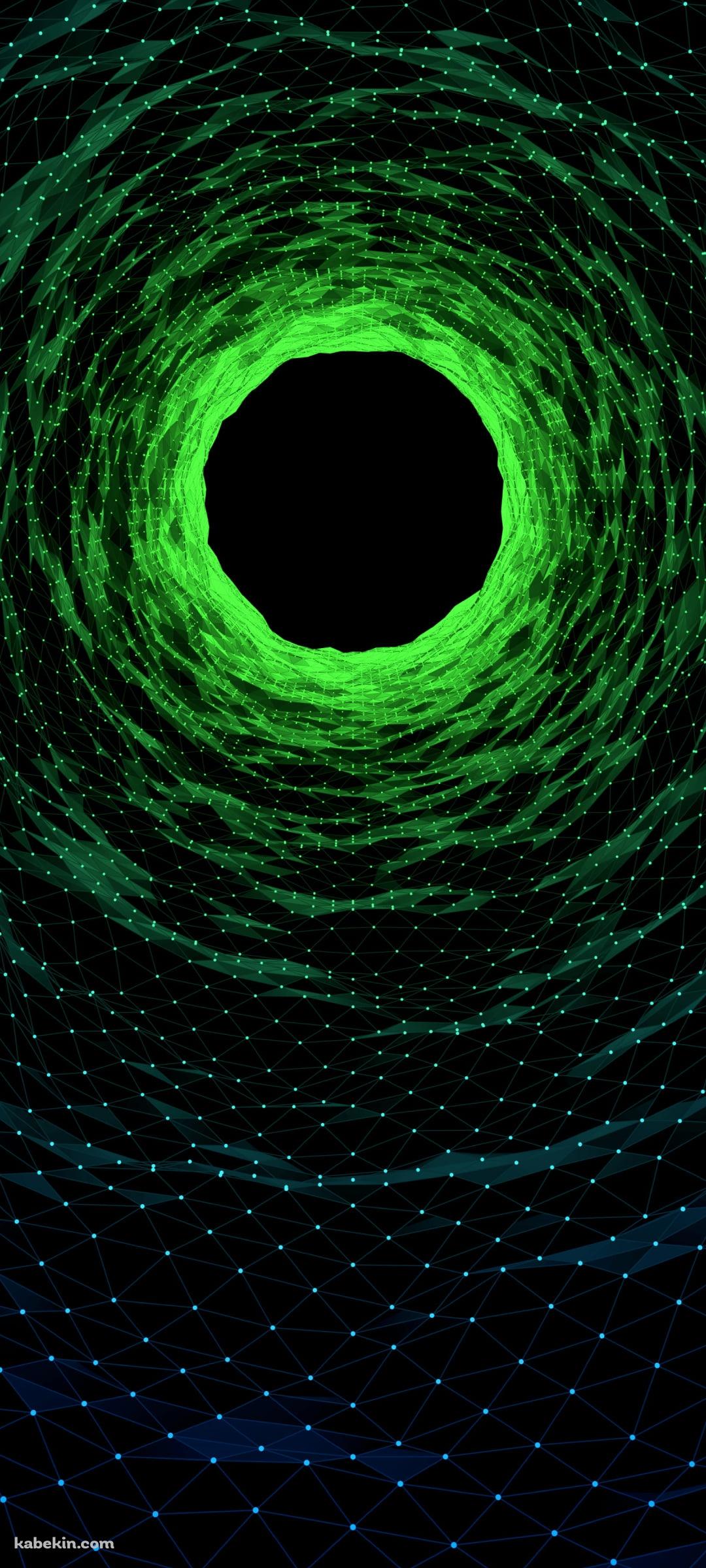 緑の宇宙 / デジタルアートのAndroidの壁紙(1080px x 2400px) スマホ用