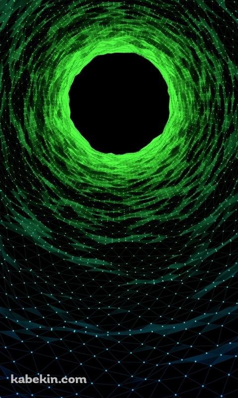 緑の宇宙 / デジタルアートのAndroidの壁紙(480px x 800px) スマホ用