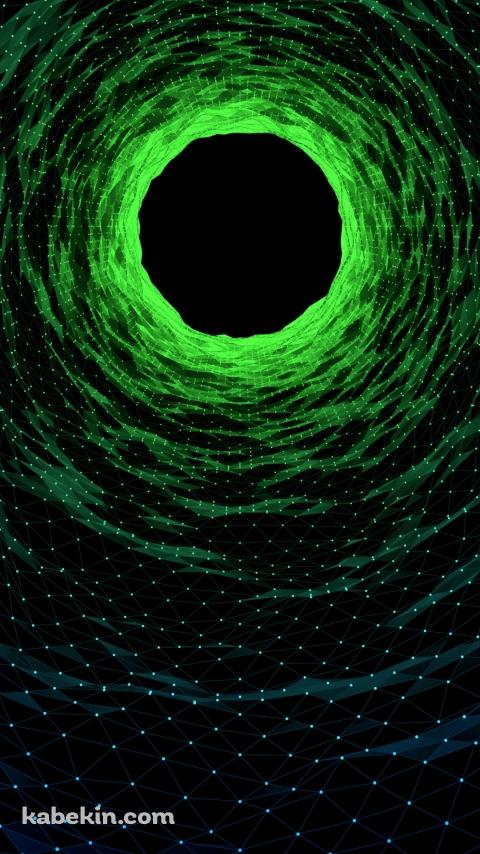 緑の宇宙 / デジタルアートのAndroidの壁紙(480px x 854px) スマホ用